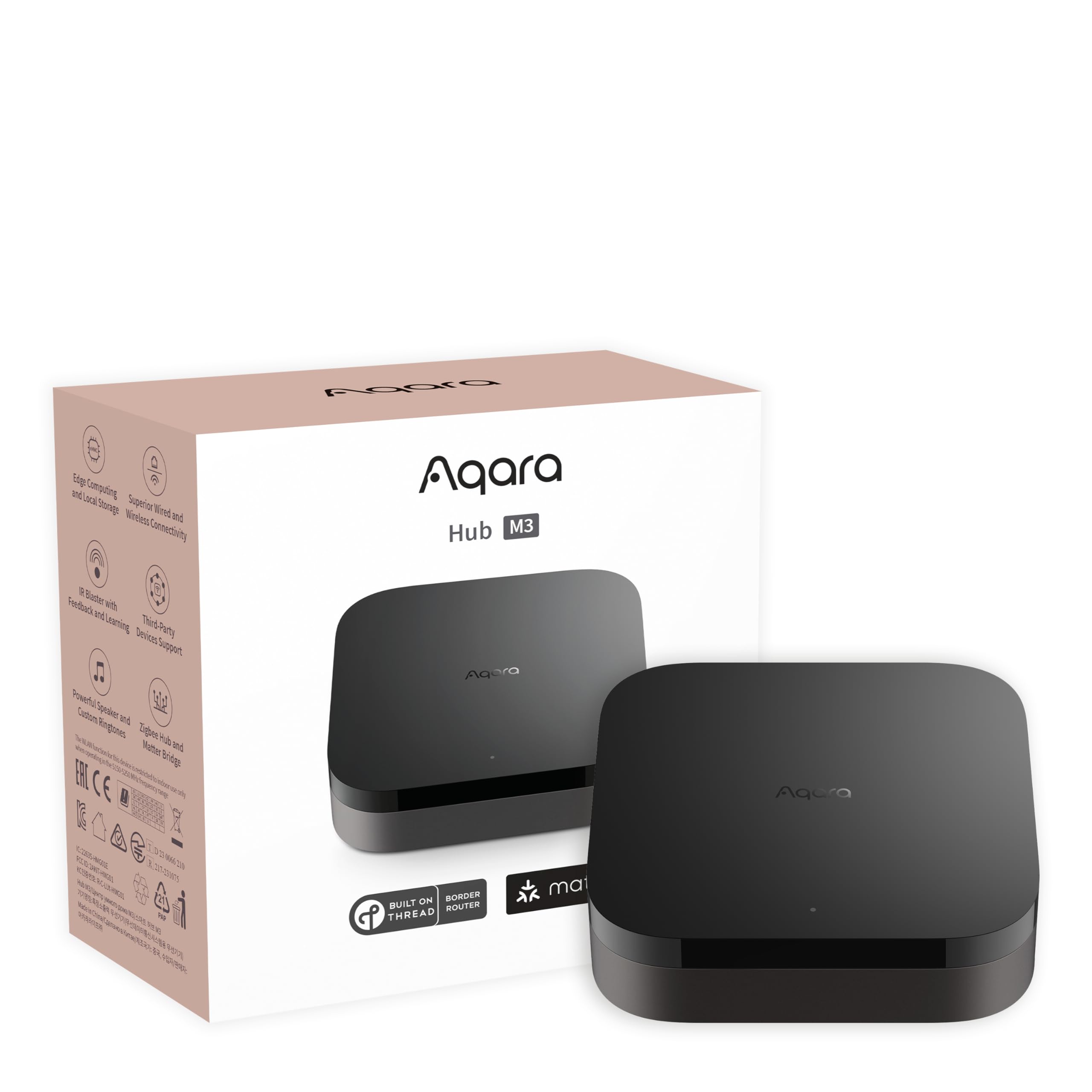 Aqara Hub M3 Centro Domótico Matter Controller, Thread Router, Zigbee & IR 360°
