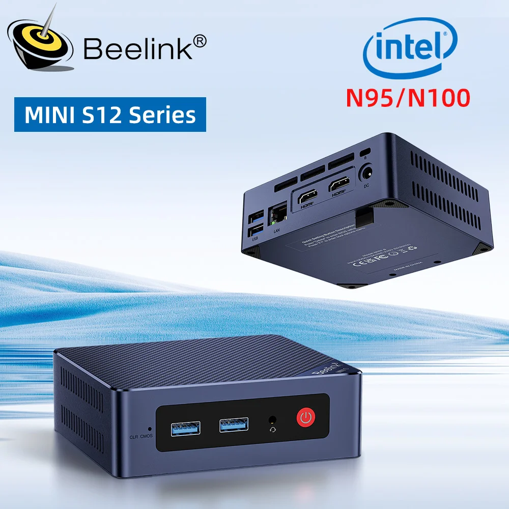 Mini PC Beelink Mini S12 Pro Intel N100 para servidor Home Assistant OS y Proxmox VE