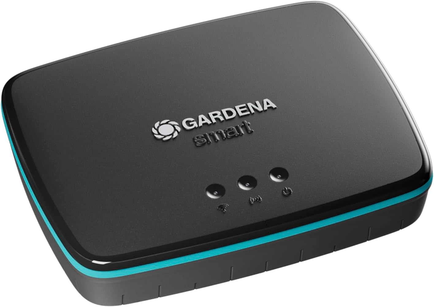 Fotografía técnica oficial de Gardena Smart Water Control Programador de Riego de Grifo con Pasarela WiFi - Vista frontal con fondo neutro