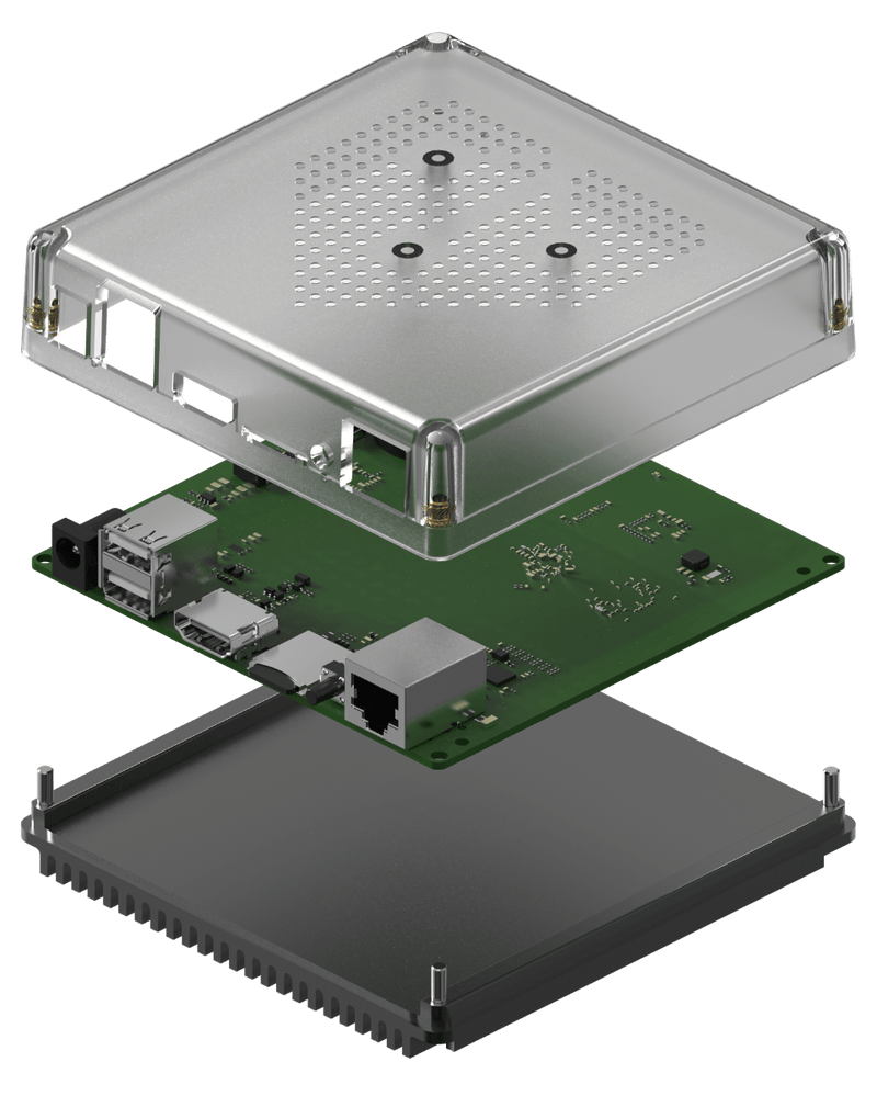 Dispositivo domótico Home Assistant Green para control local