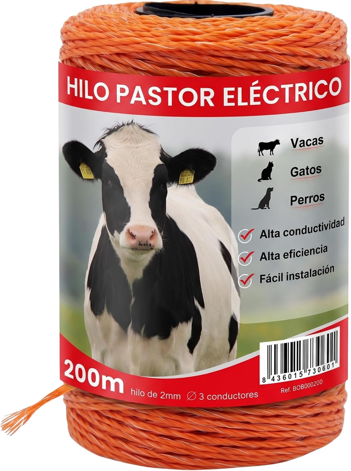 Fotografía técnica oficial de FarmNix Pastor Eléctrico Solar 15W para Cercados de hasta 48 km (0.3-1.5J) - Vista frontal con fondo neutro