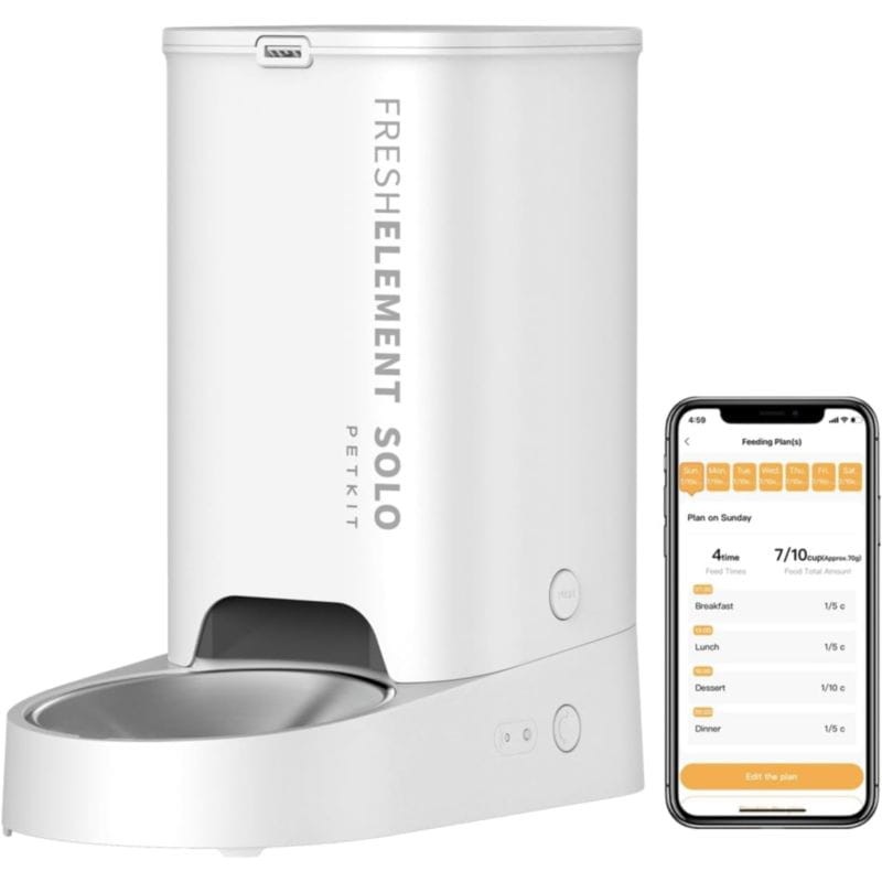 Comedero automático para mascotas PETKIT Fresh Element Solo con WiFi