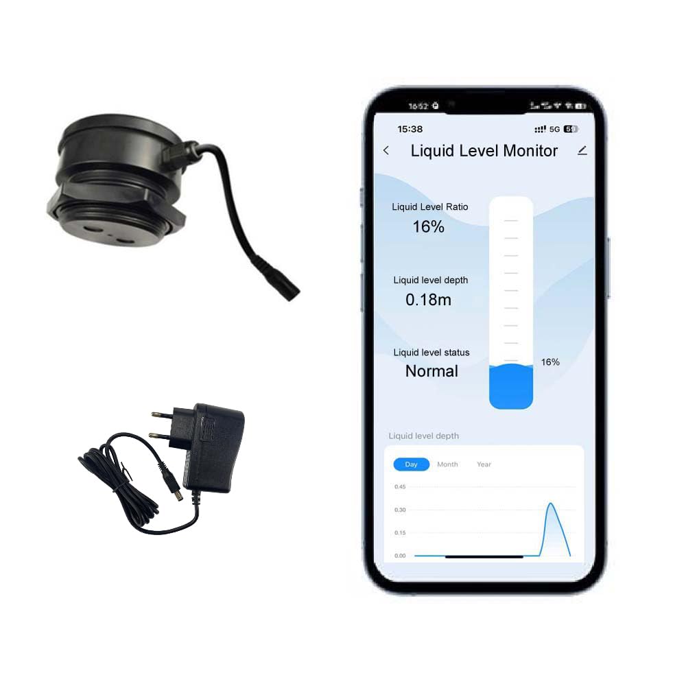 EPTTECH Smart TLC 2206 WiFi Tank Monitor Indicador de Nivel de líquido Controlador de Nivel Sensor de Nivel de... en Amazon.es